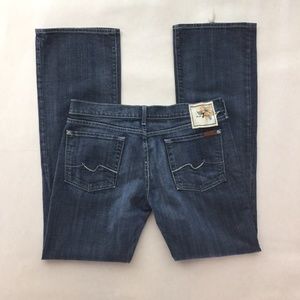 7FAM Seven For All Mankind Low Rise Boot Cut sz 32